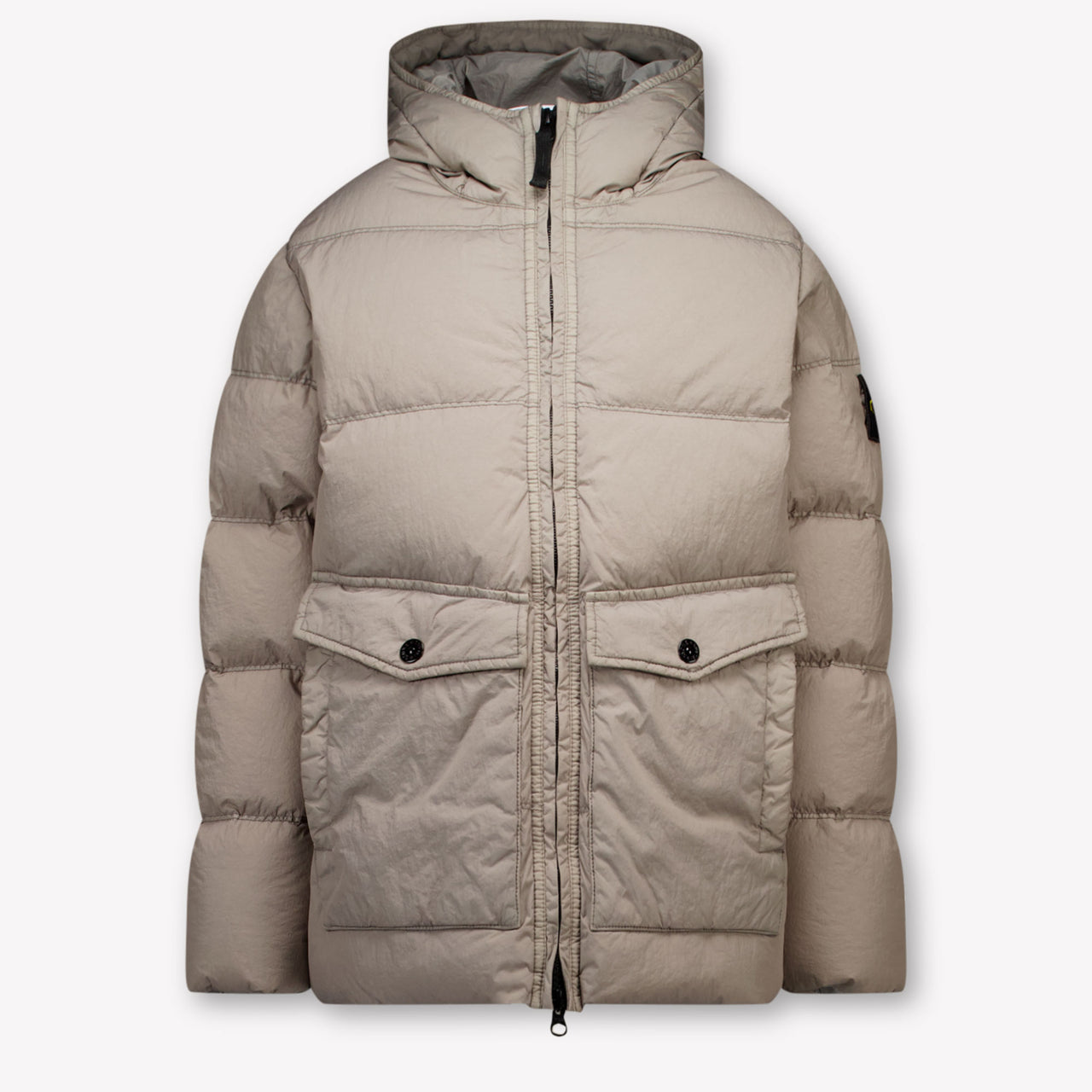Stone Island Kinder Jongens Winterjas In Grijs