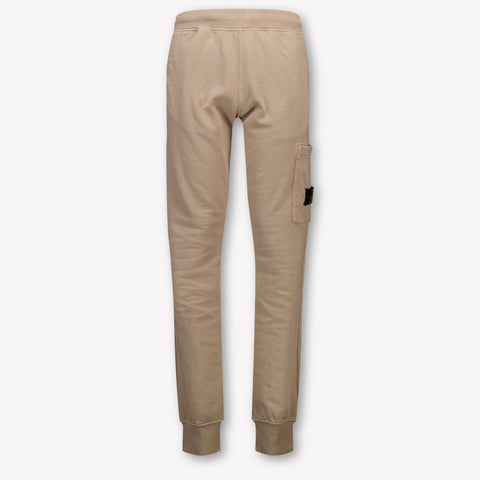 Stone Island Kinder Jongens Broek In Licht Bruin