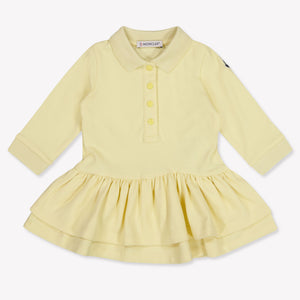 Moncler Baby Meisjes Jurk In Geel