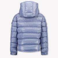 Moncler New Maya Kinder Jongens Winterjas In Licht Blauw
