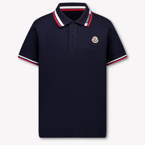 Moncler Kinder Jongens Polo In Navy