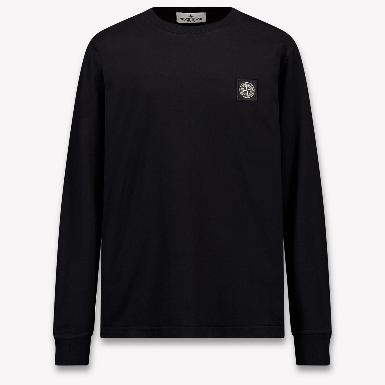 Stone Island Kinder Jongens T-Shirt In Zwart