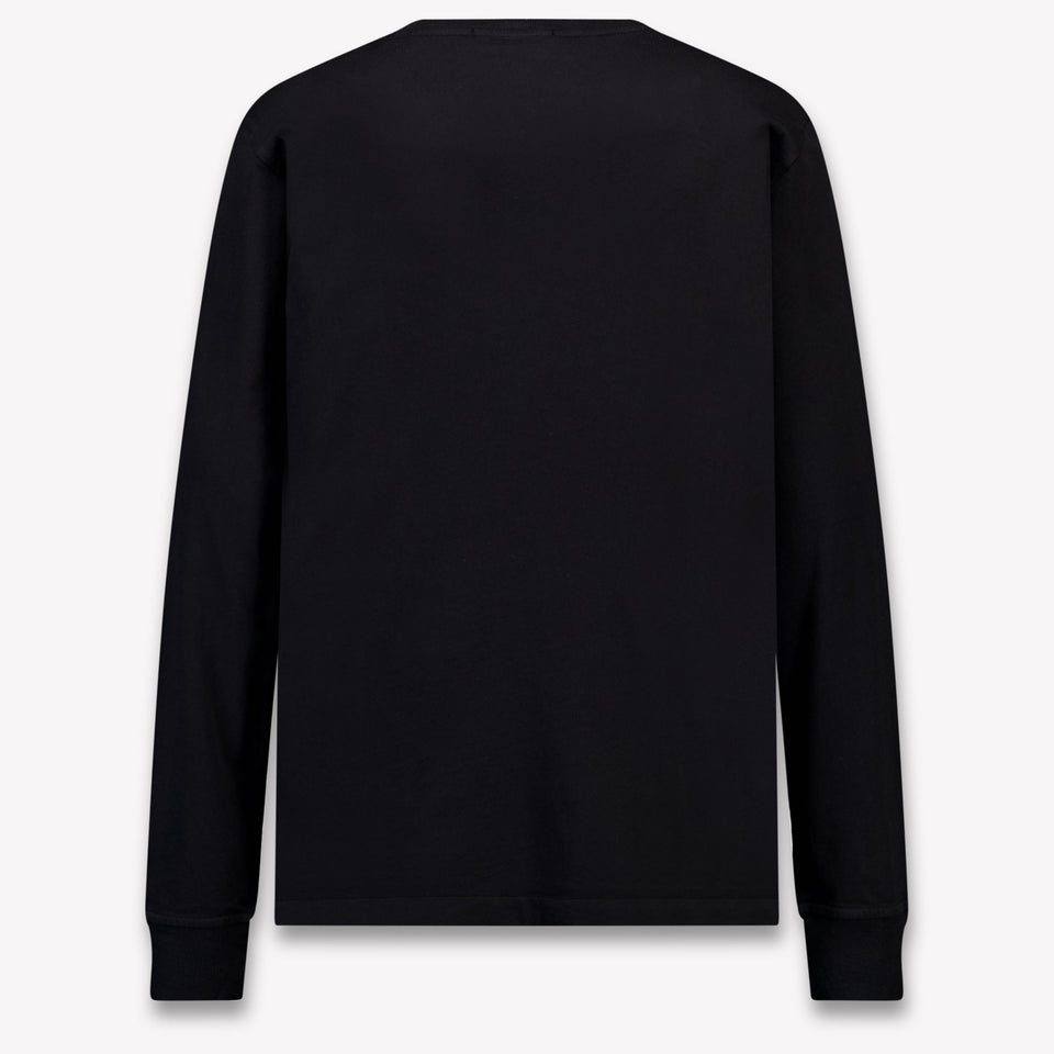 Stone Island Kinder Jongens T-Shirt In Zwart