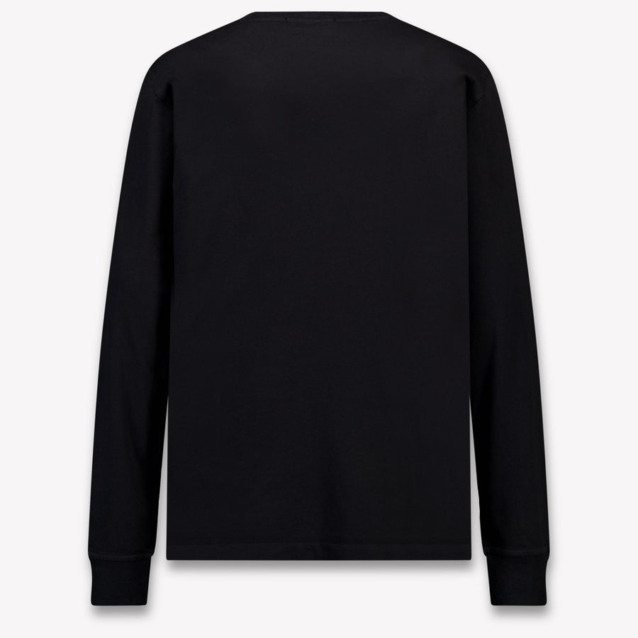 Stone Island Kinder Jongens T-Shirt In Zwart