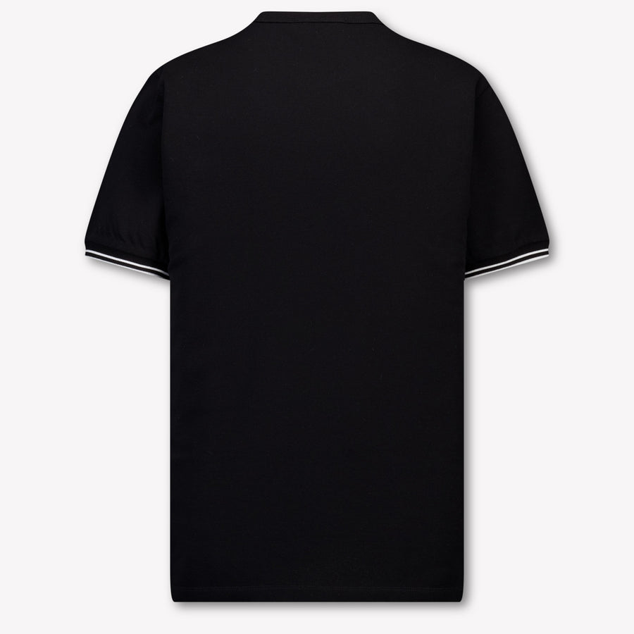 Stone Island Kinder Jongens T-Shirt In Zwart