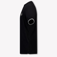 Stone Island Kinder Jongens T-Shirt In Zwart