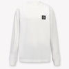 Stone Island Kinder Jongens T-Shirt In Wit