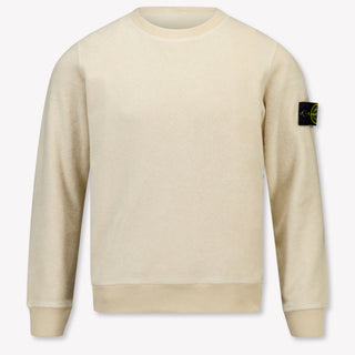 Stone Island Kinder Jongens Trui In Off White
