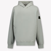 Stone Island Kinder Jongens Trui In Licht Grijs