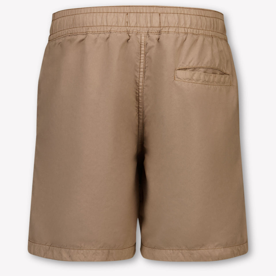 Stone Island Kinder Jongens Zwemkleding In Licht Bruin