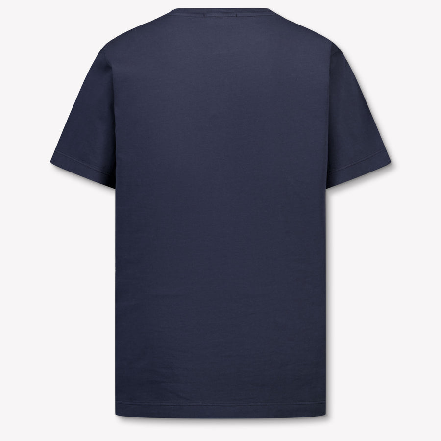 Stone Island Kinder Jongens T-Shirt In Navy