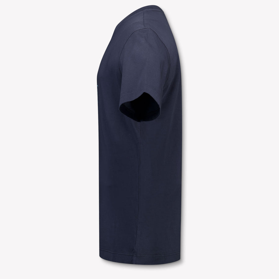Stone Island Kinder Jongens T-Shirt In Navy