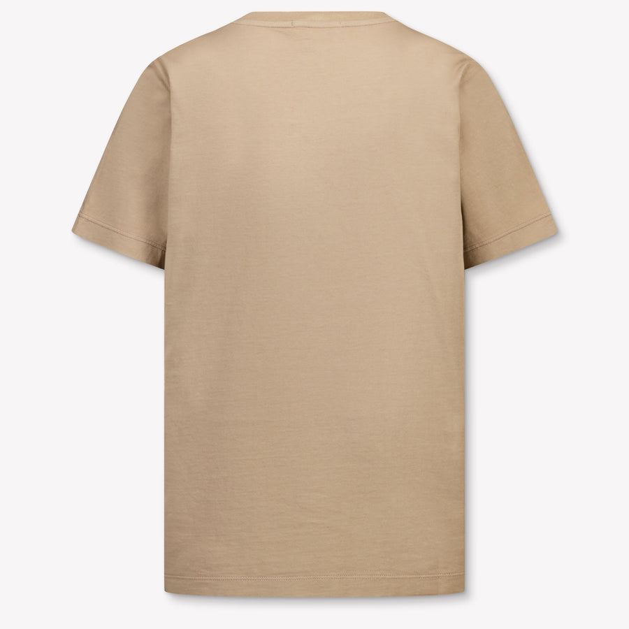 Stone Island Kinder Jongens T-Shirt In Licht Grijs