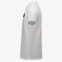 Stone Island Kinder Jongens T-Shirt In Wit