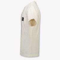 Stone Island Kinder Jongens T-Shirt In Off White