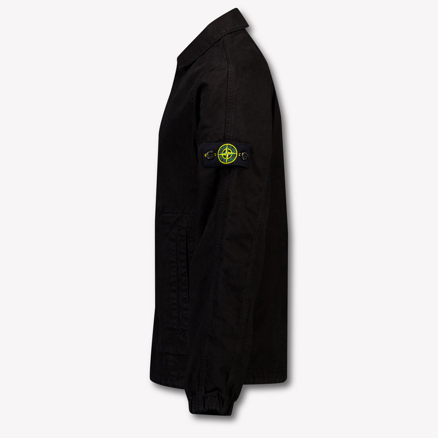 Stone Island Kinder Jongens Zomerjas In Zwart