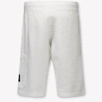 Stone Island Kinder Jongens Shorts In Wit