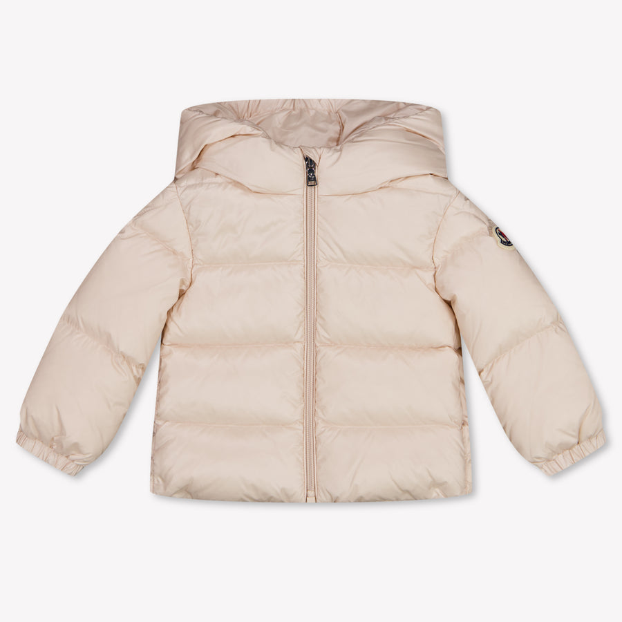Moncler Sharon Baby Unisex Winterjas In Licht Roze