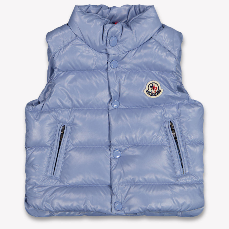 Moncler Bernard Baby Boys Bodywarmer In Light Blue