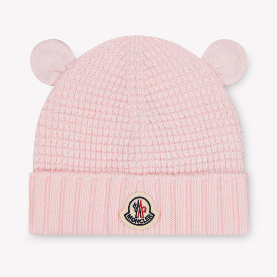 Moncler Baby Meisjes Muts In Licht Roze
