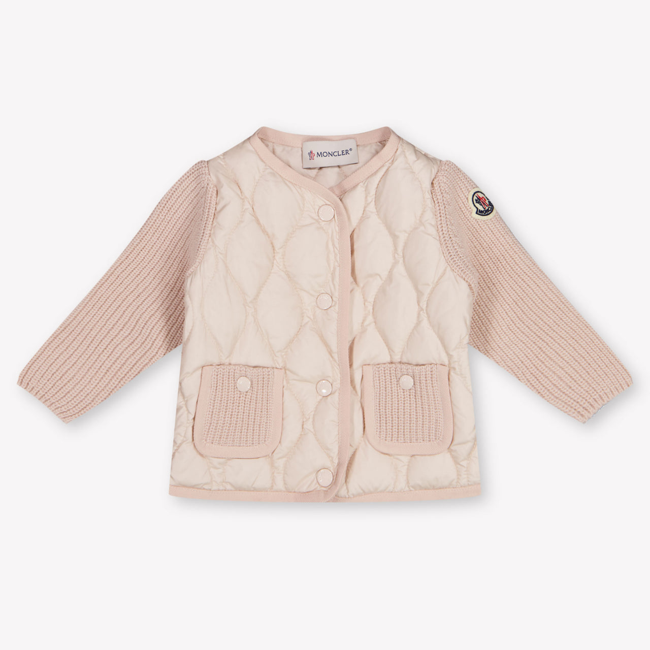 Moncler Baby Meisjes Vest In Licht Roze