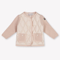 Moncler Baby Meisjes Vest In Licht Roze