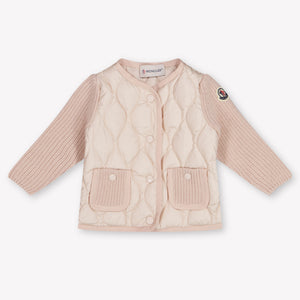 Moncler Baby Meisjes Vest In Licht Roze