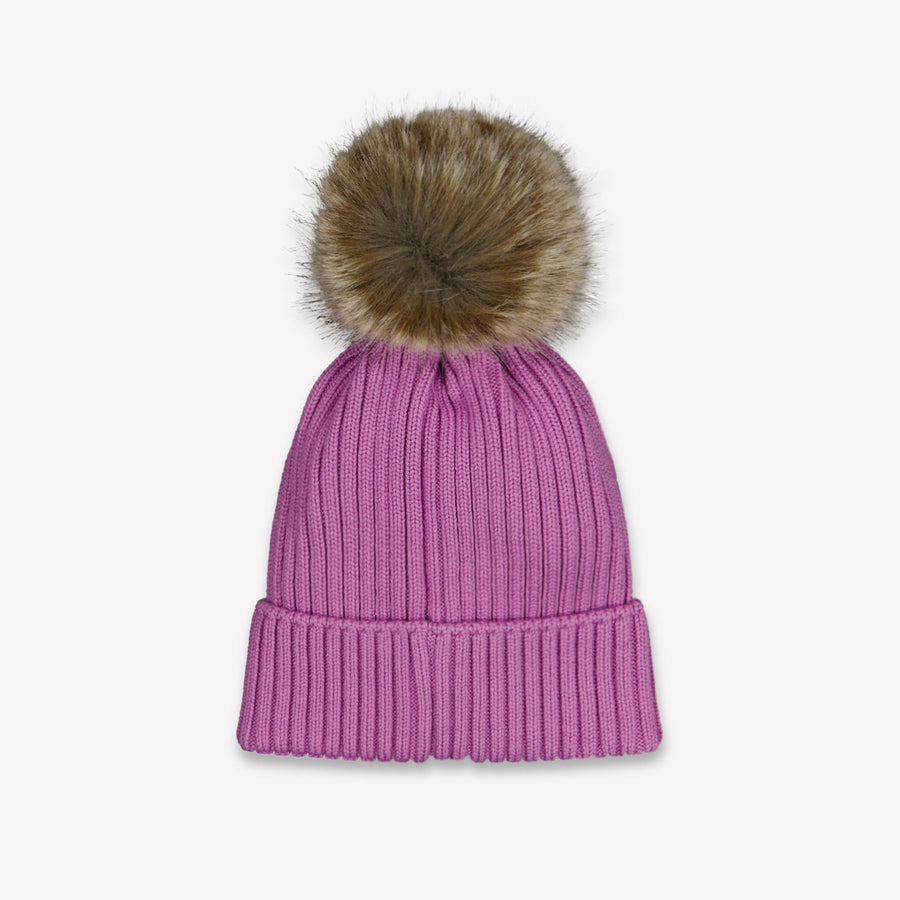 Moncler Kinder Meisjes Muts In Paars