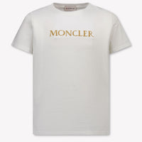 Moncler Kinder Meisjes T-Shirt In Wit