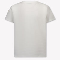 Moncler Kinder Meisjes T-Shirt In Wit