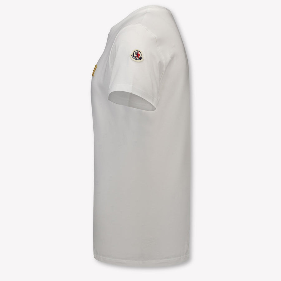 Moncler Kinder Meisjes T-Shirt In Wit