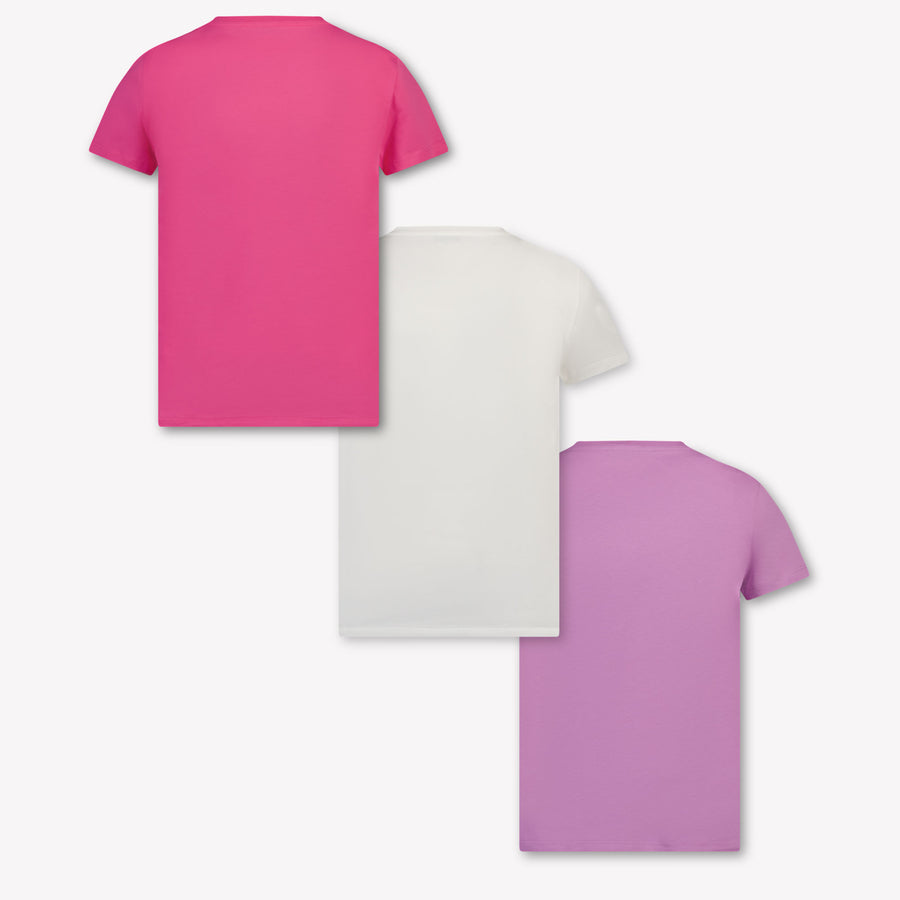Moncler Kinder Meisjes T-Shirt In Roze
