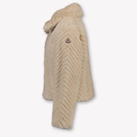 Moncler Eira Kinder Meisjes Winterjas In Licht Beige