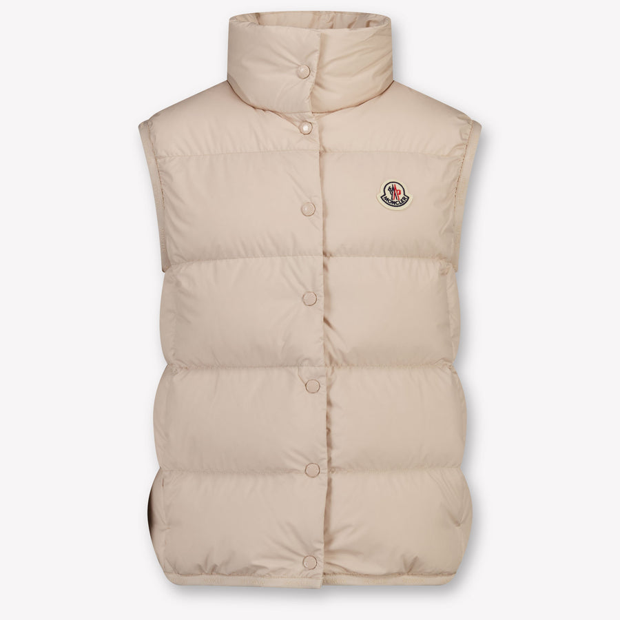Moncler Badia Girls Gilet in Beige