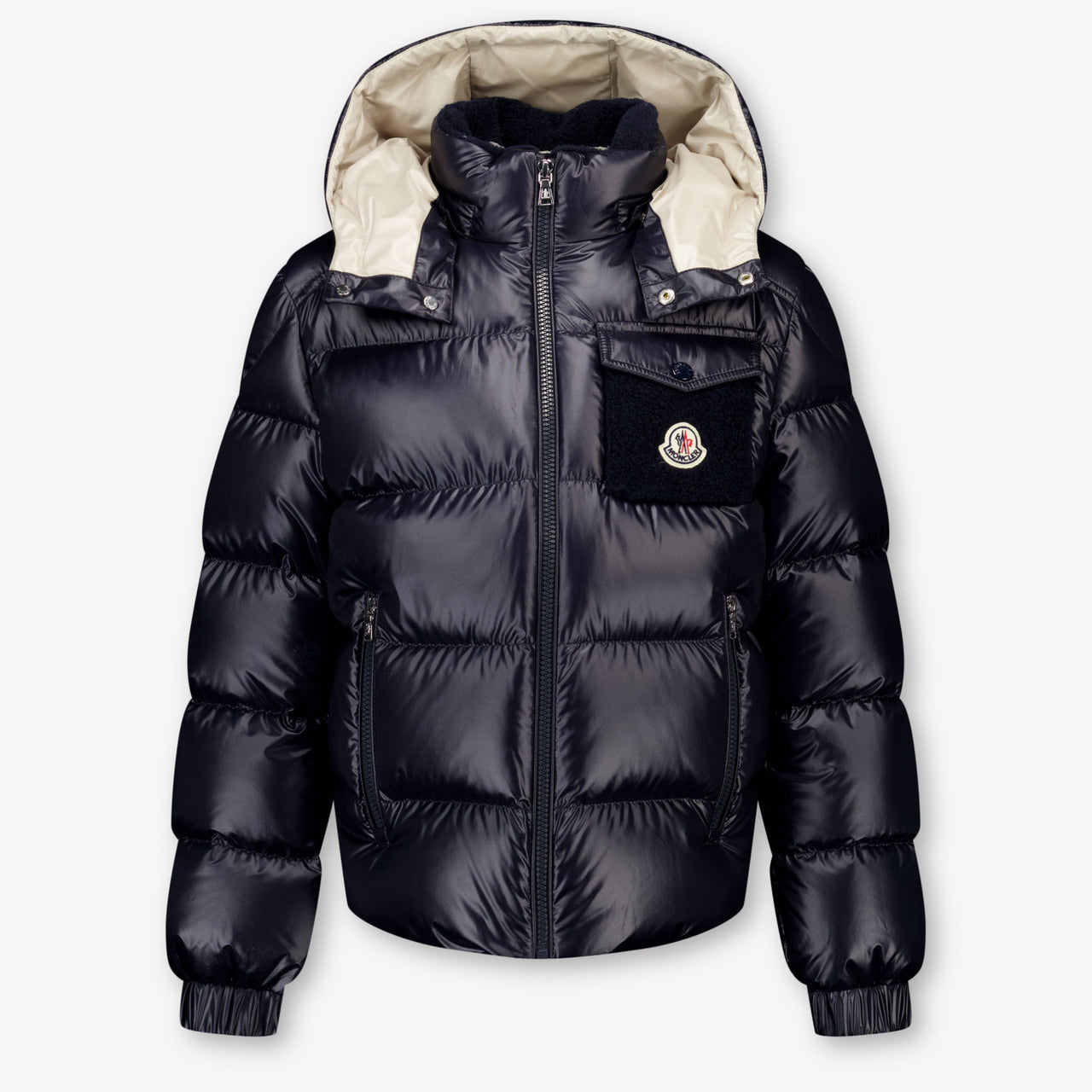 Moncler Yule Kinder Jongens Winterjas In Navy