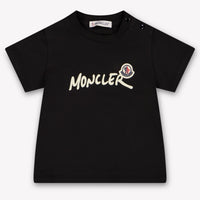 Moncler Baby Jongens T-Shirt In Zwart