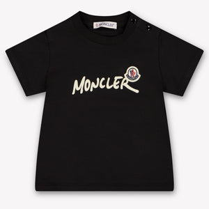 Moncler Baby Jongens T-Shirt In Zwart