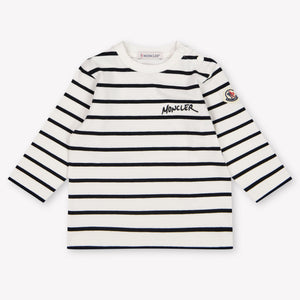Moncler Baby Jongens T-Shirt In Zwart