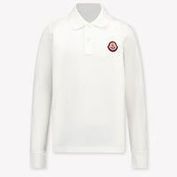 Moncler Kinder Jongens Polo In Wit