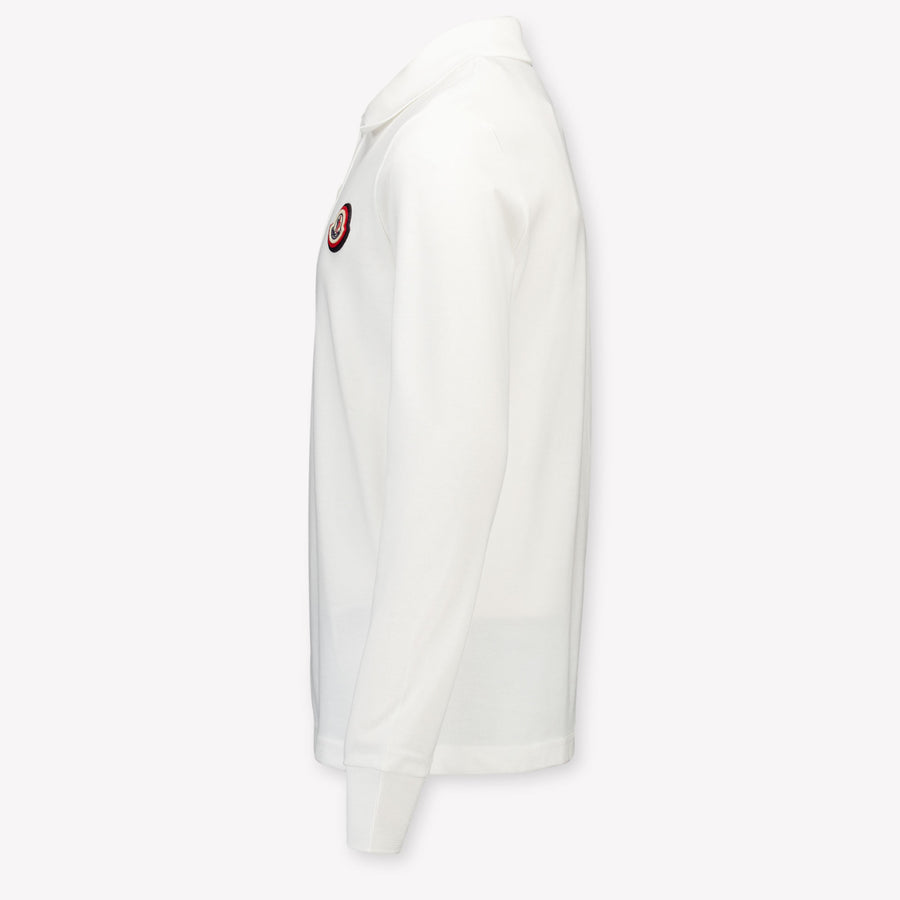Moncler Kinder Jongens Polo In Wit