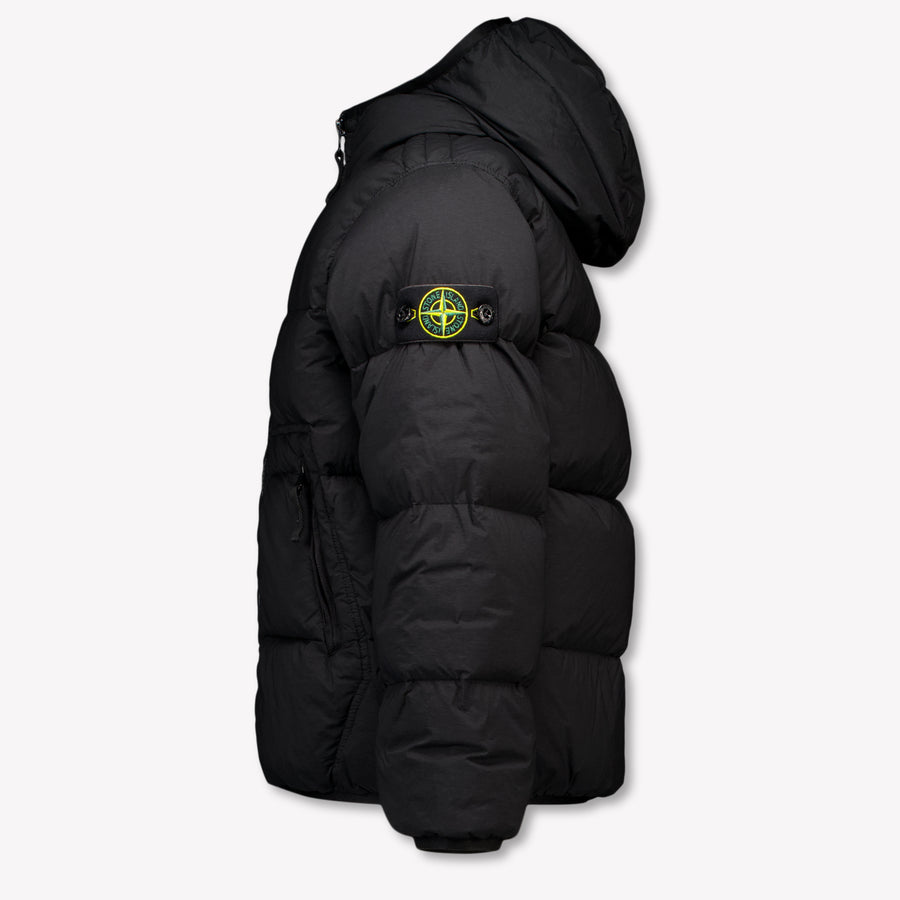 Stone Island Kinder Jongens Winterjas In Zwart