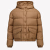 Moncler Phelanta Kinder Meisjes Winterjas In Camel
