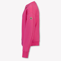 Moncler Kinder Meisjes Trui In Fuchsia