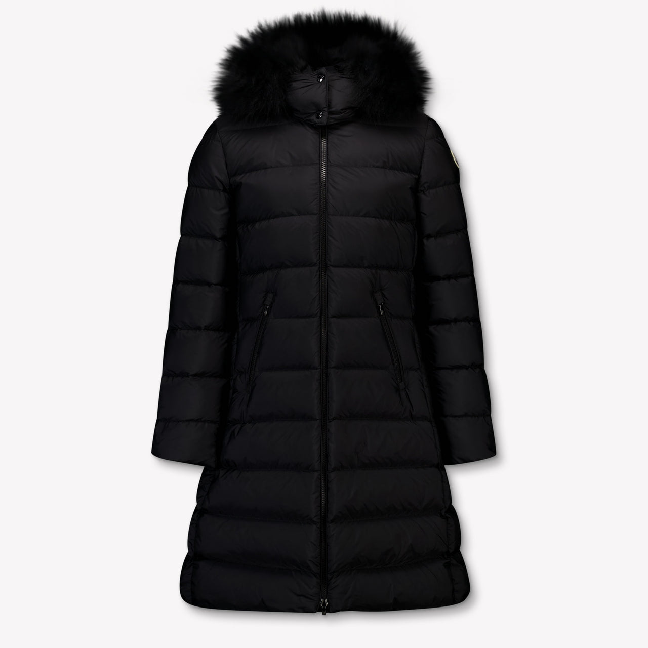 Moncler Abelle Kinder Meisjes Winterjas In Zwart