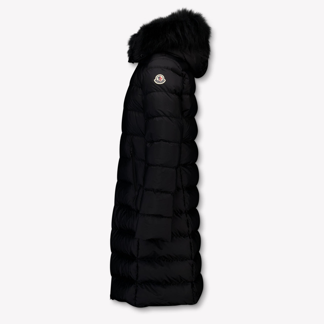 Moncler Abelle Kinder Meisjes Winterjas In Zwart