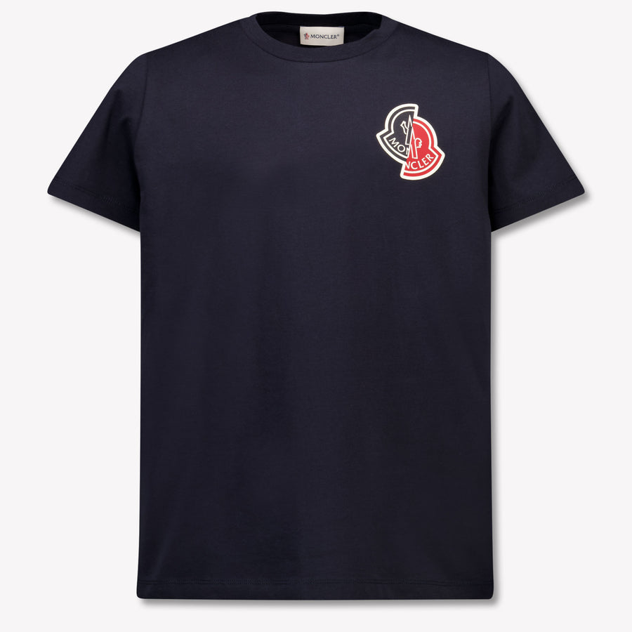 Moncler Boys T-Shirt in Navy
