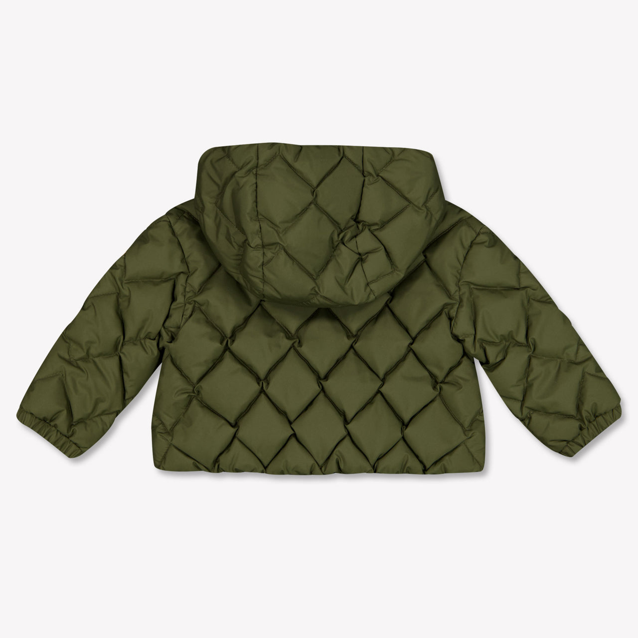 Moncler Ava Baby Meisjes Winterjas In Donker Groen