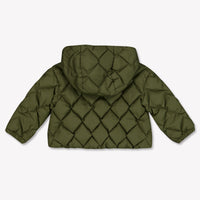 Moncler Ava Baby Meisjes Winterjas In Donker Groen
