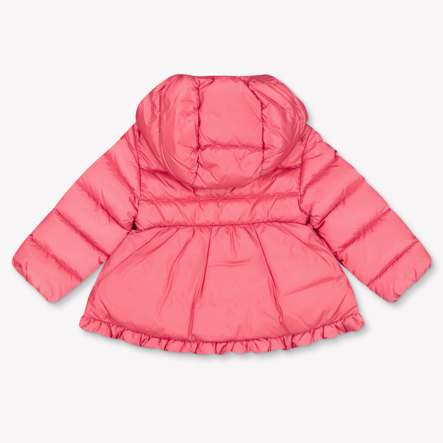 Moncler Odile Baby Girls Winter Coat In Fuchsia