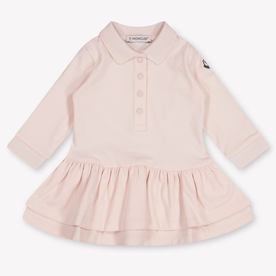 Moncler Baby Meisjes Jurk In Licht Roze